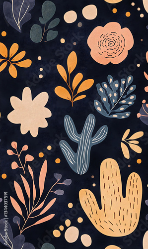 wallpaper or carpet, pastel pattern illustrator