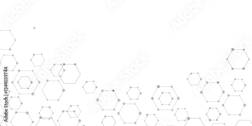Abstract white background with hexagons . white Hexagonal Background Luxury White Pattern seamless bright white abstract honeycomb background 3D Futuristic abstract geometric mesh cell texture.