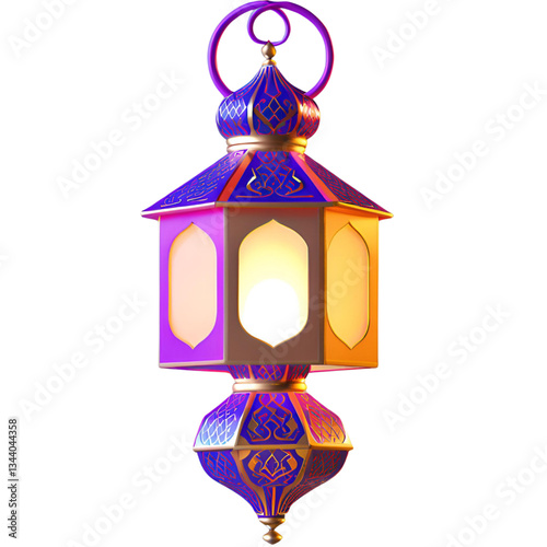 vector illustration of a lantern