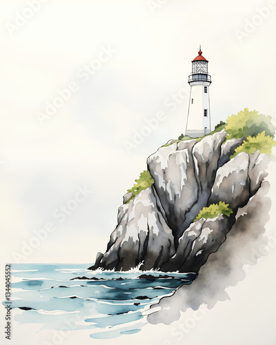 lighthouse on the coast