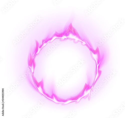 Glowing Fire Circle
