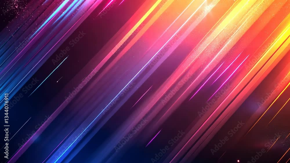 Dynamic diagonal vibrant lines in various hues Dynamic diagonal vibrant lines in various hues