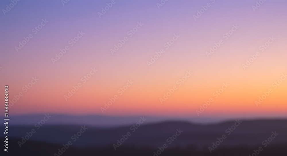 Gradient Sky at Sunset with Colorful Transition - Nature, Photography, and Design Background Gradient Sky at Sunset with Colorful Transition - Nature, Photography, and Design Background