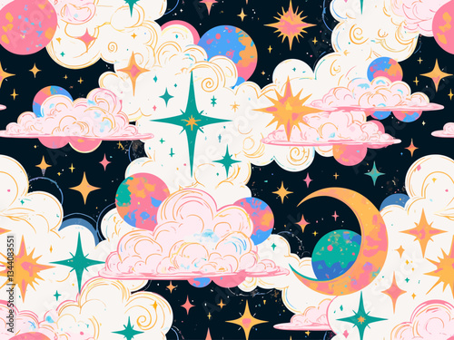 Heaven pattern paper astronomy