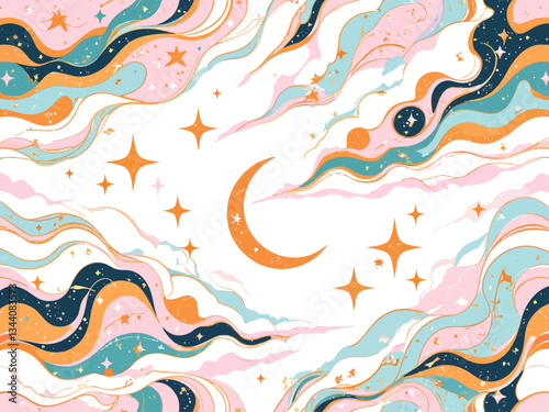 Heaven pattern paper astronomy