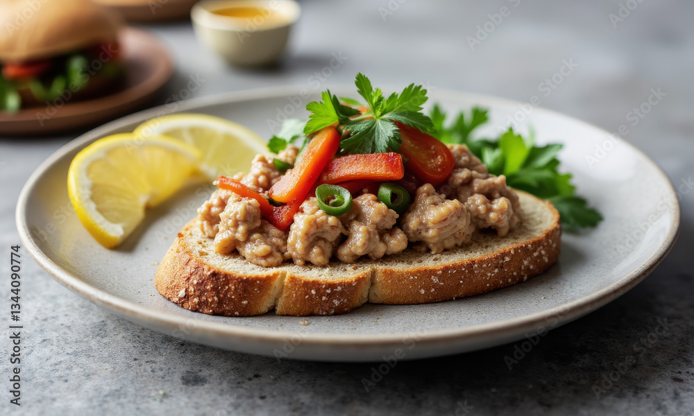 Oriental Tuna on Toast Oriental Tuna on Toast
