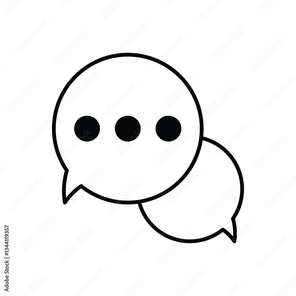 Conversation vector icon Conversation vector icon