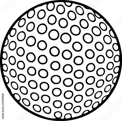 golf doodle sport