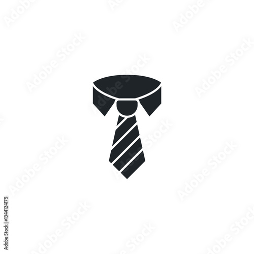 Tie icon symbol vector illustration isolated on white background