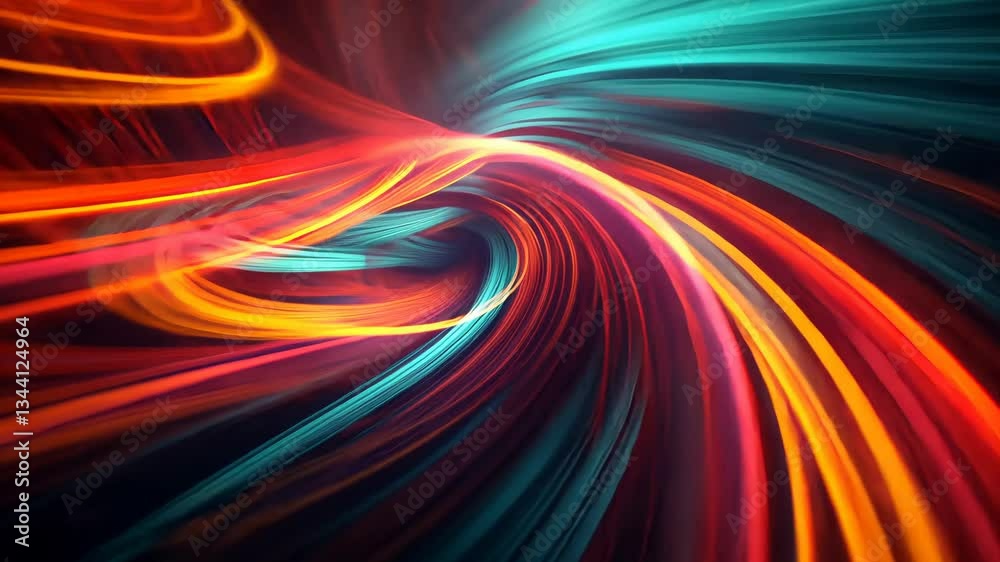 Abstract vibrant colors swirl, fast motion lines Abstract vibrant colors swirl, fast motion lines
