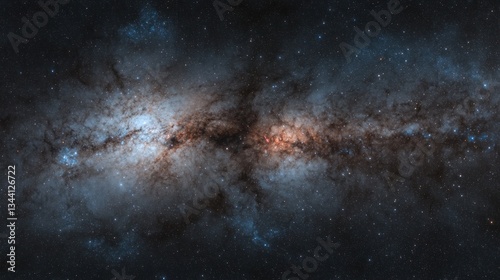 Majestic View of the Large Magellanic Cloud: A Cosmic Tapestry of Stars and Gas