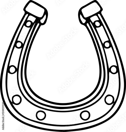 horseshoe doodle sport