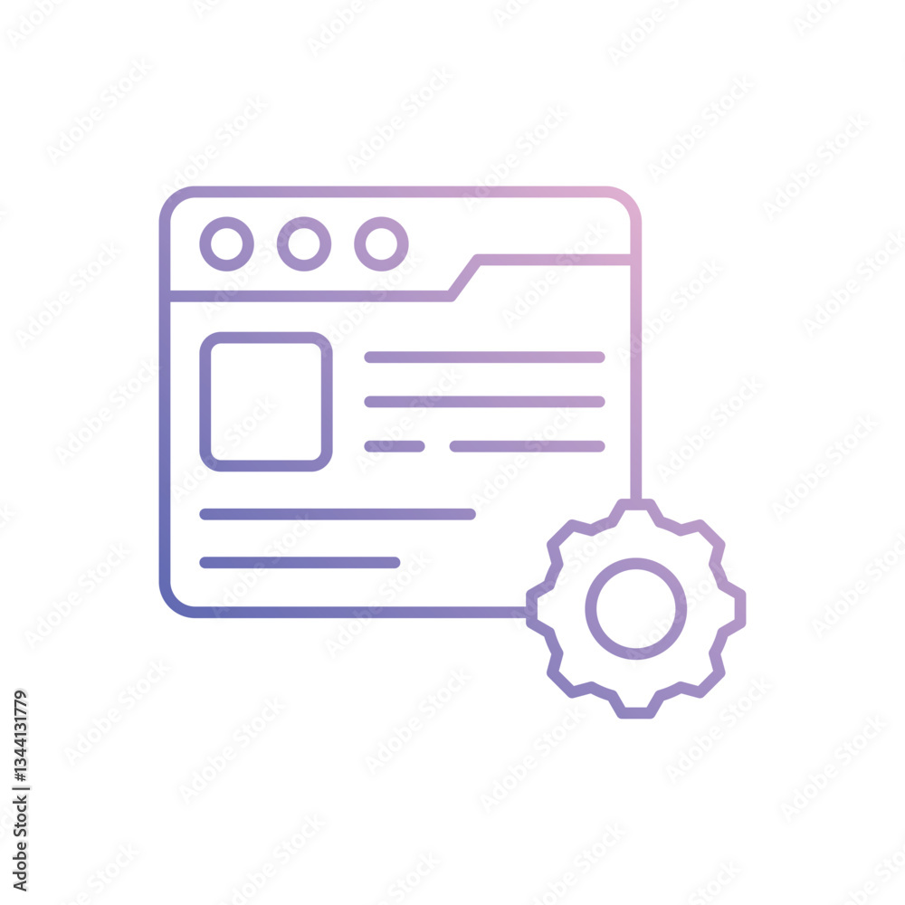 Content Management vector icon Content Management vector icon