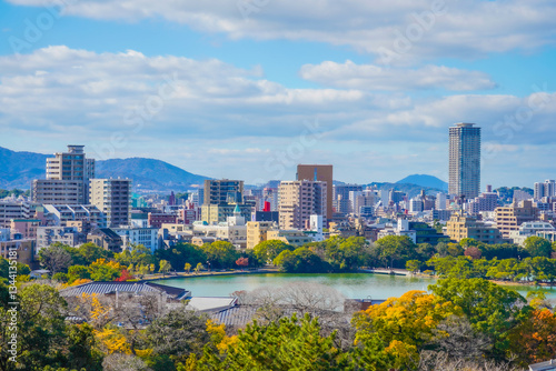 福岡市と大濠公園