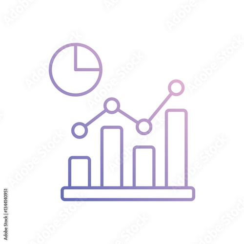 Statistics vector icon 