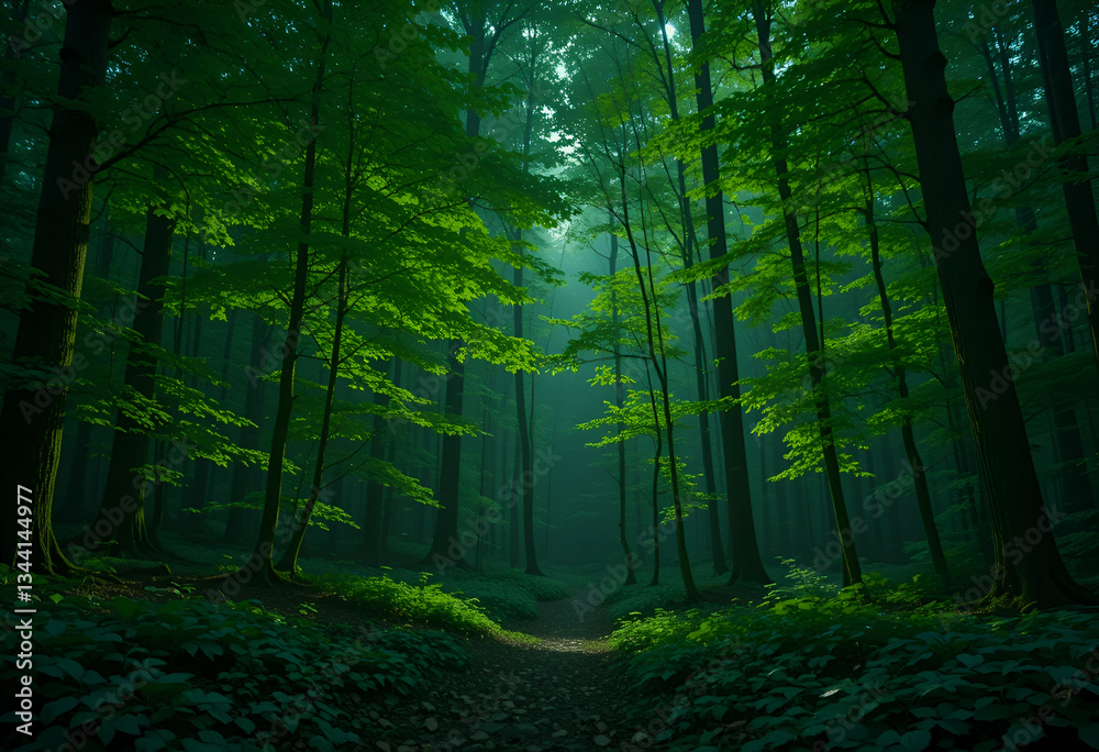 Fototapeta premium forest in the morning