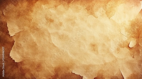 Wallpaper Mural Vintage Textured Paper Background with Watercolor Stains and Subtle Splatter Marks in Warm Sepia Tones Torontodigital.ca