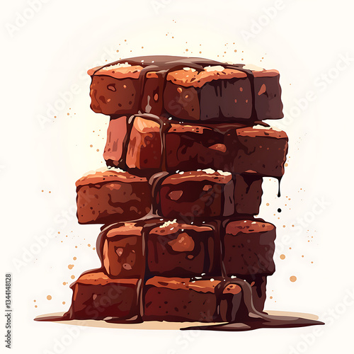 Illustration about bakery and bakery equipment, bread doodle cartoon.