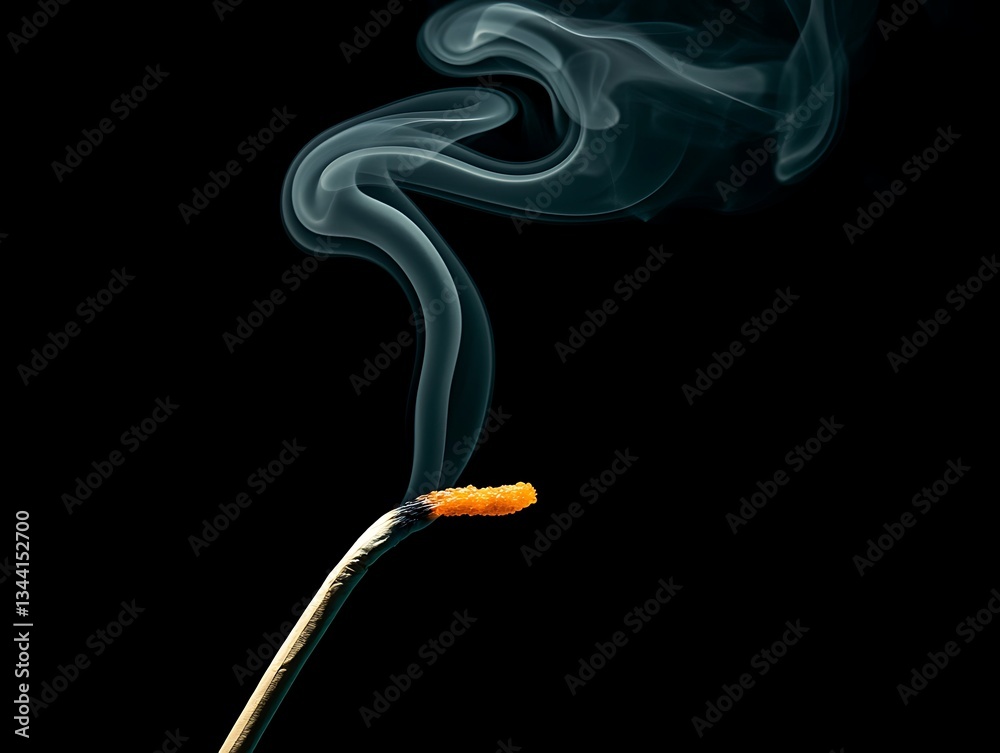 Incense Smoke Swirl for Dark Background. (1) Incense Smoke Swirl for Dark Background. (1)