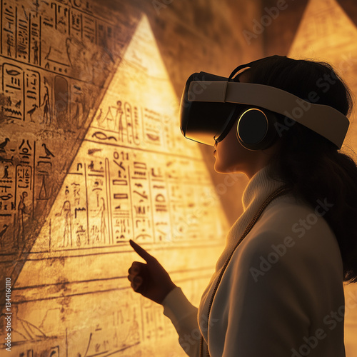 Virtual Reality Pyramid Exploration