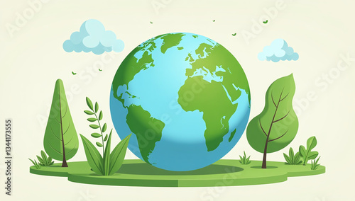 make everyday earth day vector art save planet promote happy