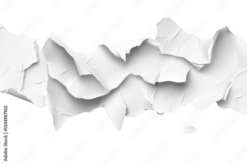 Capture Abstract White Paper with Black Background and Blank Space Capture Abstract White Paper with Black Background and Blank Space