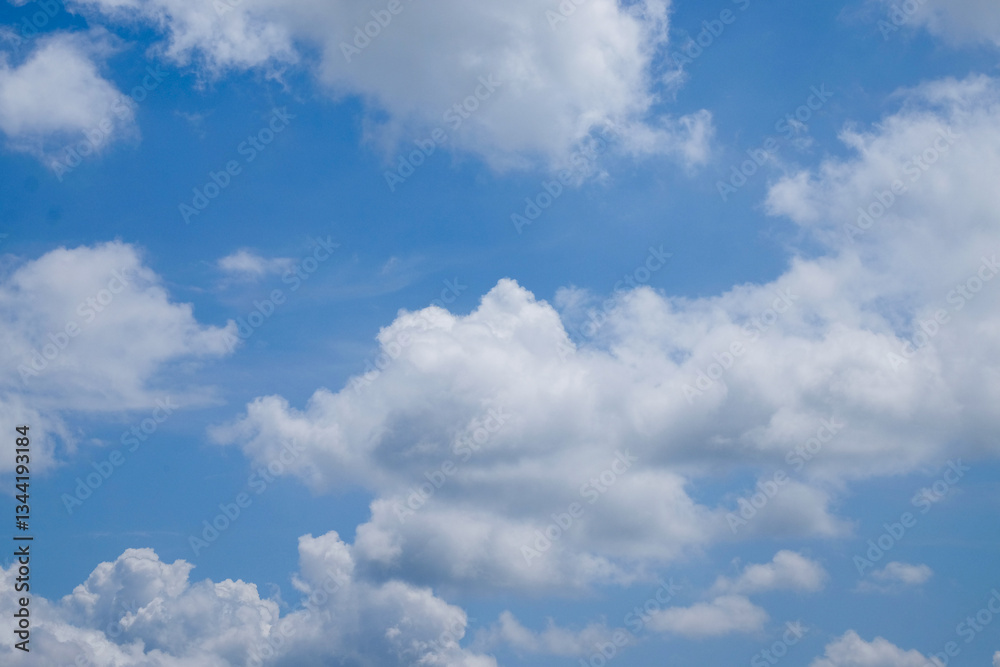 White and blue cloud pattern and texture background during the day. Climate and weather concept. For graphic design, 3D rendering and banner background White and blue cloud pattern and texture background during the day. Climate and weather concept. For graphic design, 3D rendering and banner background