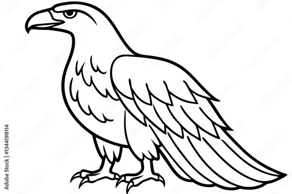 Eagle One-Line Sketch Eagle One-Line Sketch