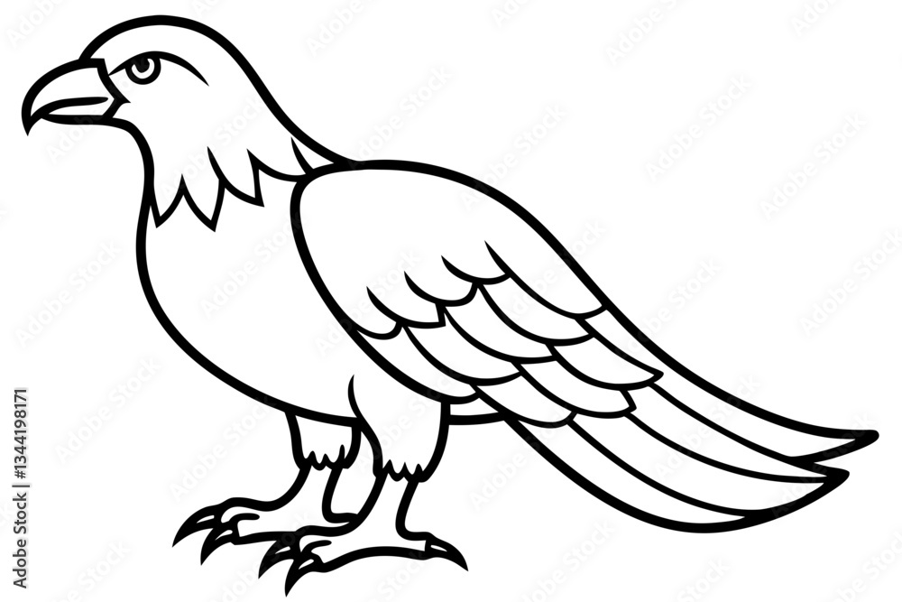 Eagle One-Line Sketch Eagle One-Line Sketch