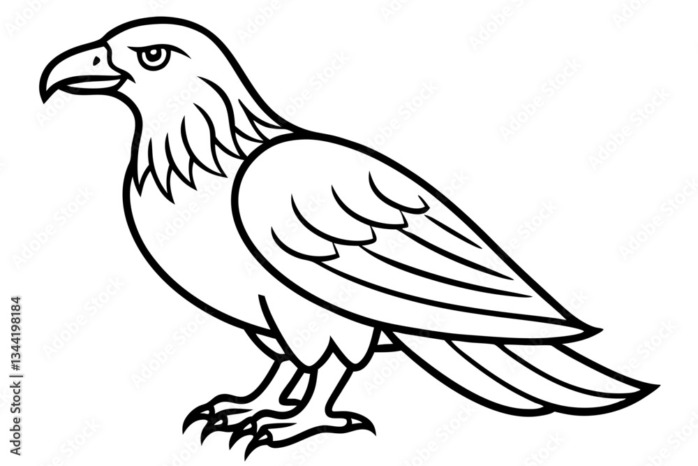 Eagle One-Line Sketch Eagle One-Line Sketch