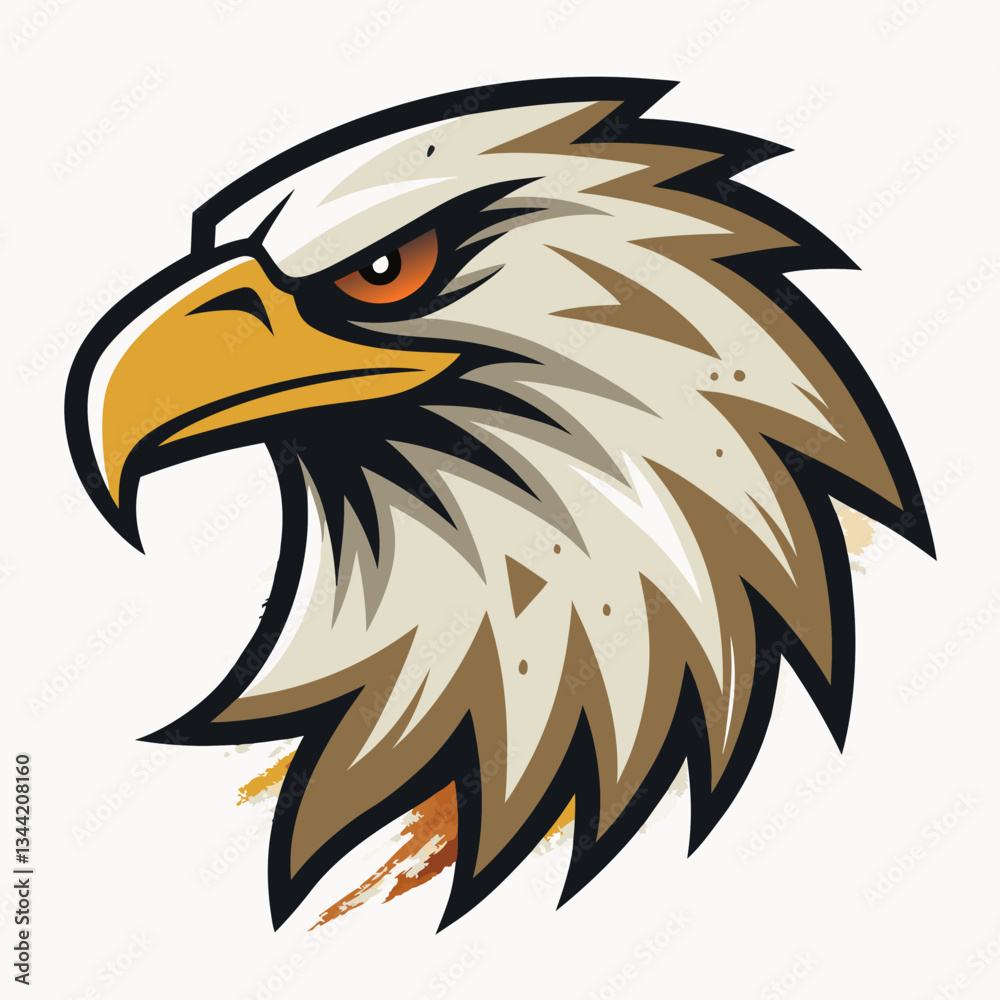 Fototapeta premium american eagle head