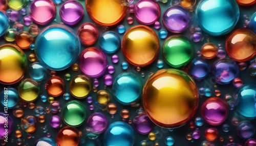 Colorful bubbles as a background. 