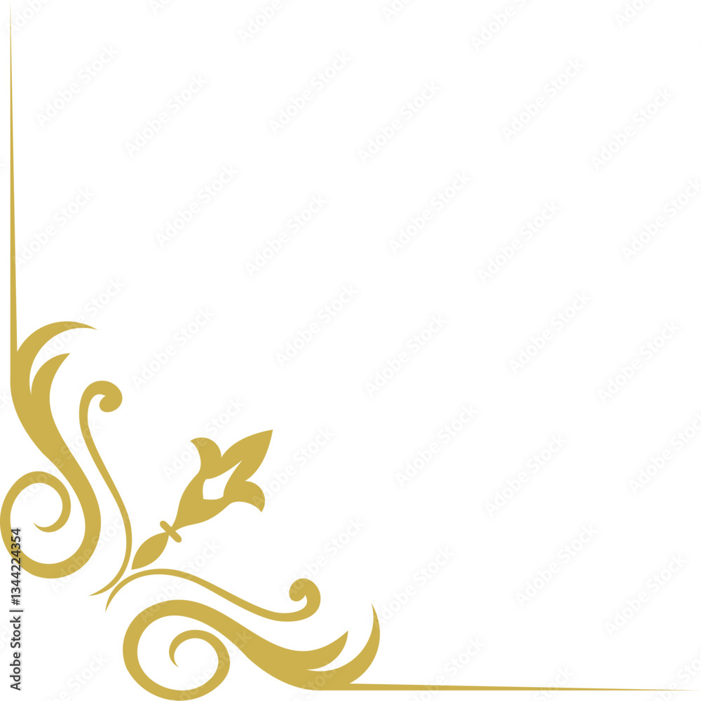 Obraz premium Art Deco Frame Border