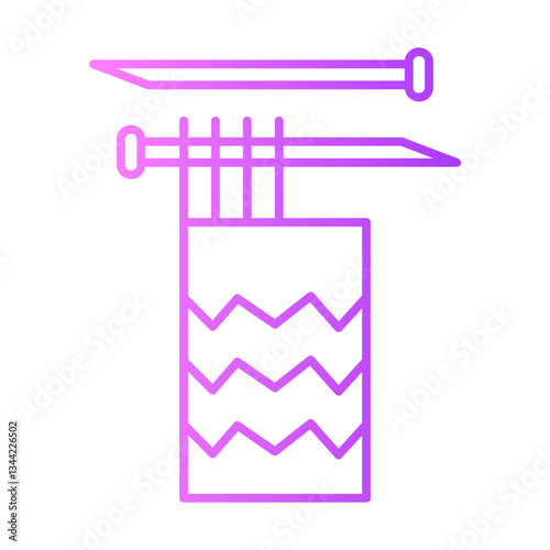knitting gradient icon