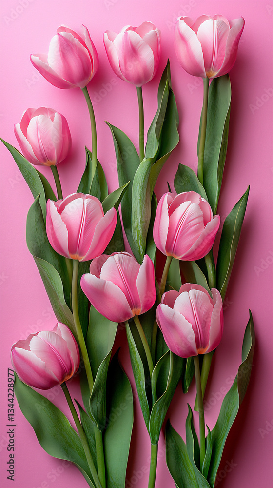 Obraz premium elegant tulip template