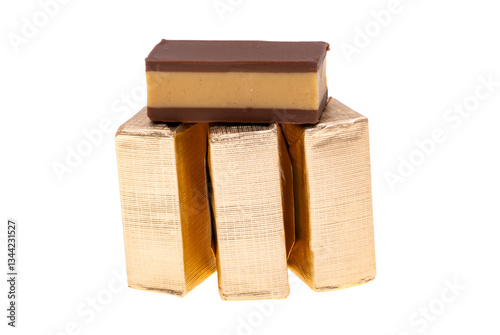Obraz na płótnie chocolate candies isolated w salonie