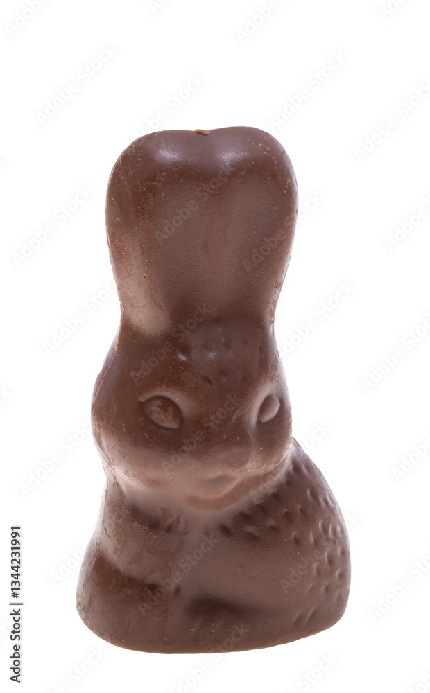 chocolate bunny isolated