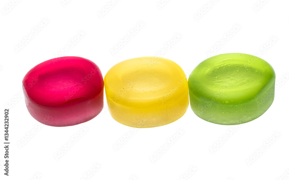 gummy candies isolated