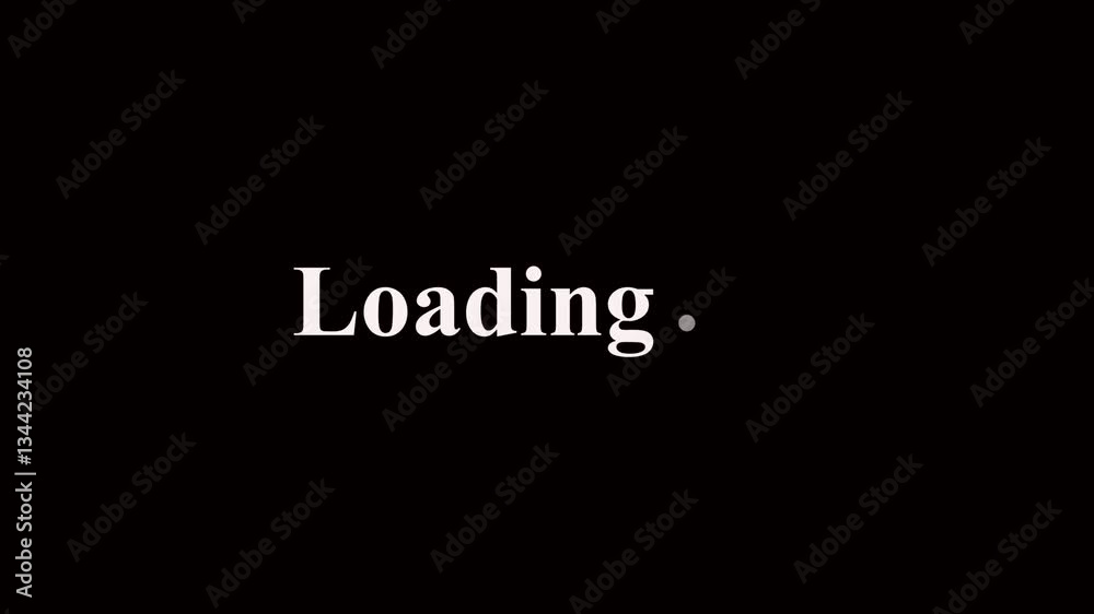 Abstract glowing loading ber icon animation on black background. 4k loading ber animation video
