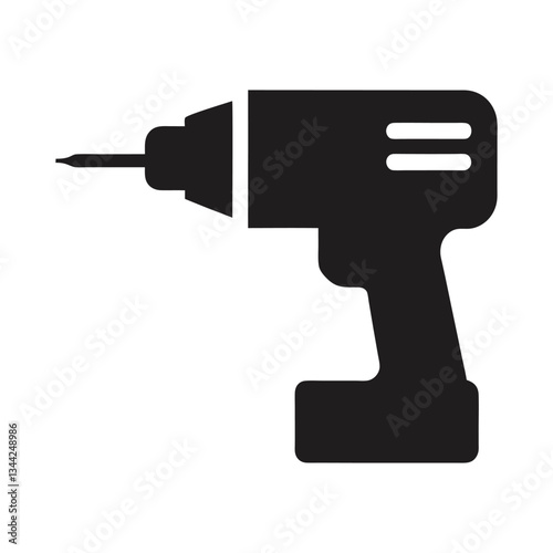 drill icon vector design