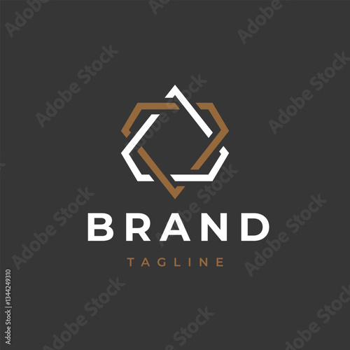 Diamond Logo Concept. Vector Logotype Design Template.