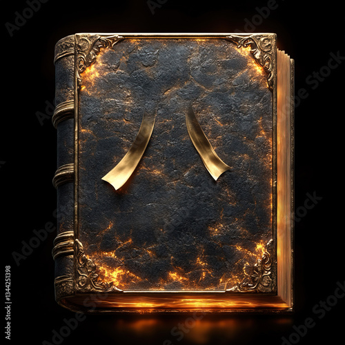 Ancient illuminated book