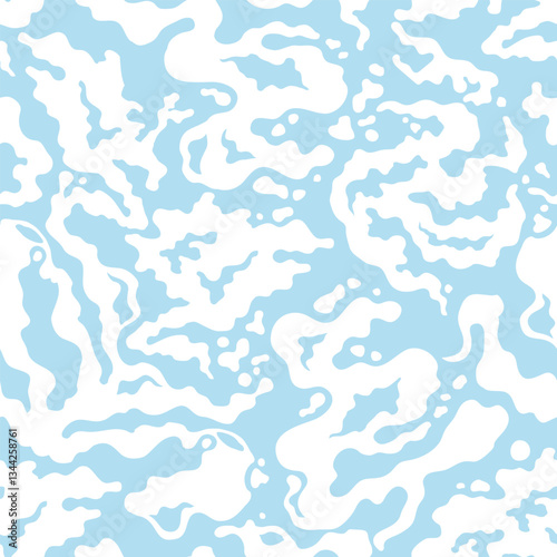 Seamless smoke cloud pattern