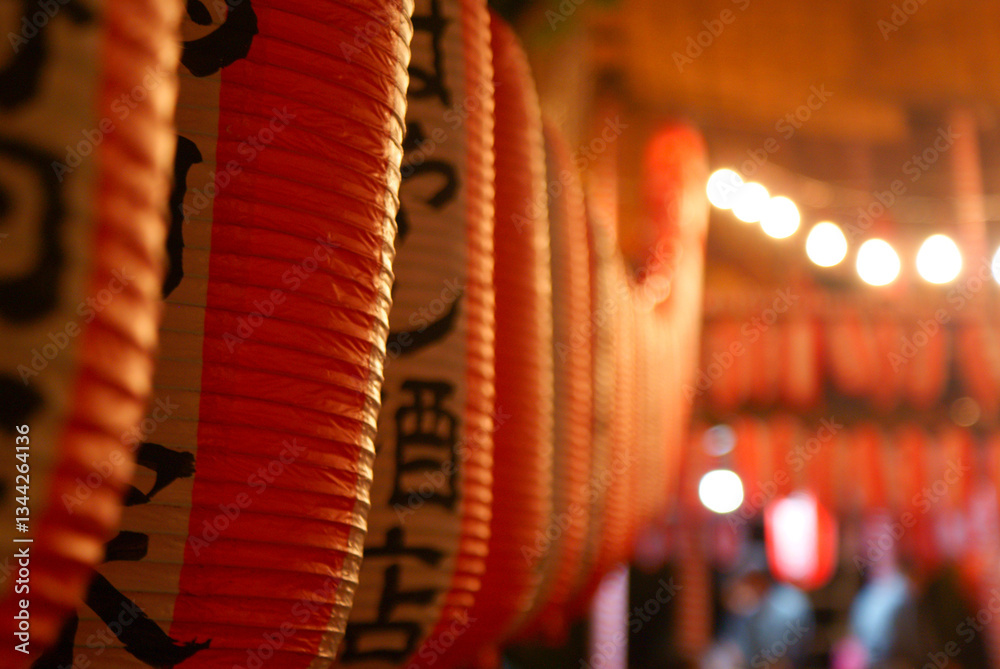 深大寺の提灯装飾