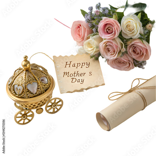 Wedding Favors: Roses, Carriage, Scroll Images