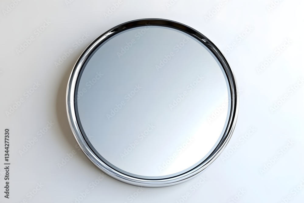Obraz premium Stylish LED Vanity Mirror for Bathroom Decor isolated on white background