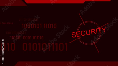 Binary number 01 information and data cybersecurity against unauthorized threats hack hacking