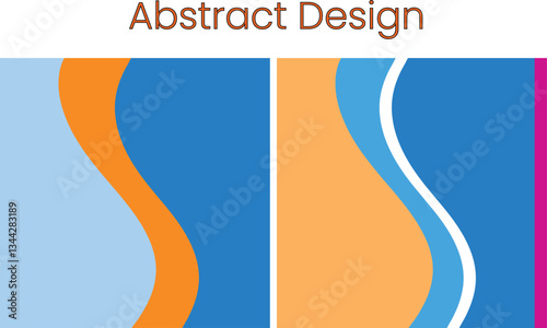 Abstract design two tone blue color scheme.  design, wave, illustration, pattern, art, wallpaper, decoration.