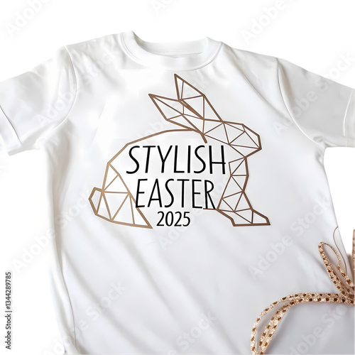 Stylish Easter Bunny Kids T-Shirt Design 2024