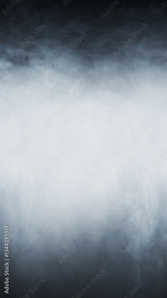 Fototapeta premium Abstract smoke texture over black. Fog in the darkness.